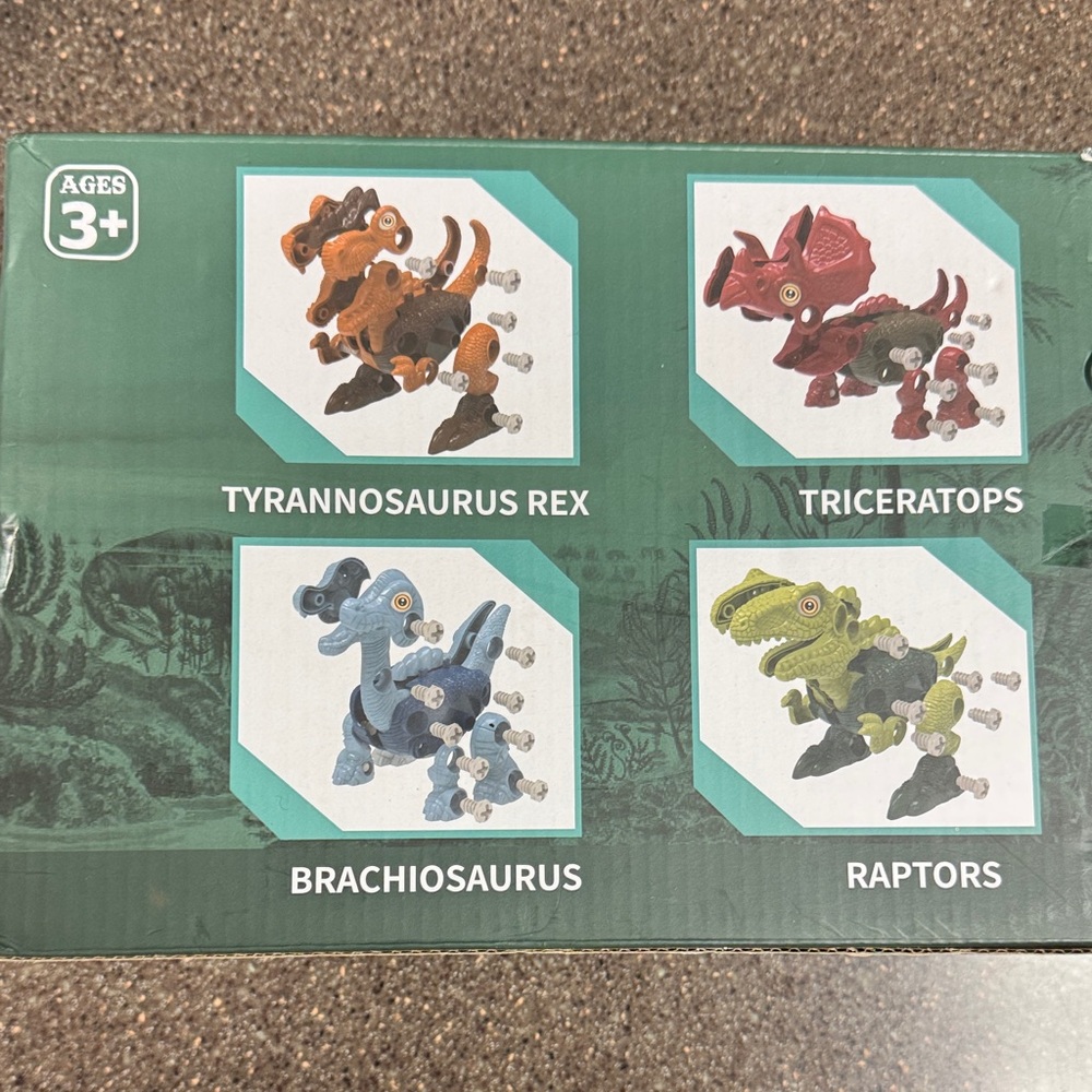 Colorful Dinosaur Building Set for Kids